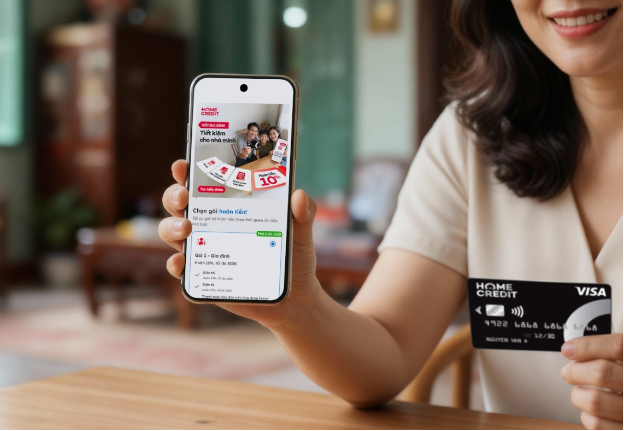 Thẻ tín dụng của Home Credit linh hoạt hoàn tiền theo nhu cầu tiêu dùng - Ảnh 1.