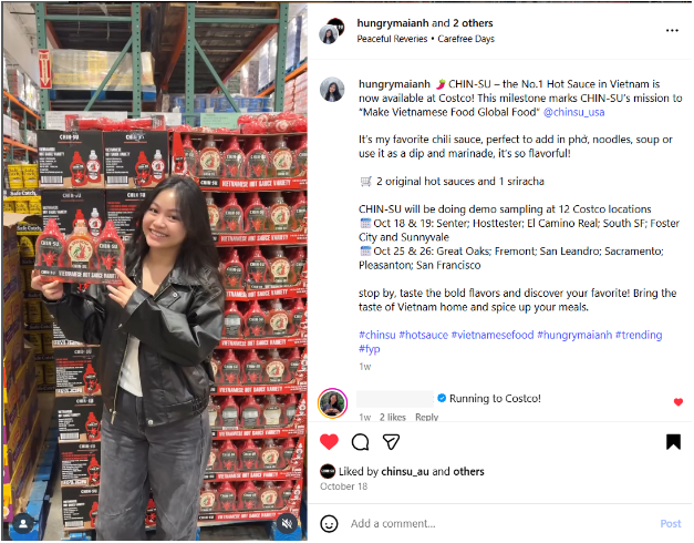 CHIN-SU lên kệ Costco – chuỗi siêu thị bán lẻ hàng đầu tại Mỹ - Ảnh 5.