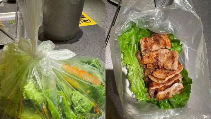 Dân mạng tranh cãi chuyện chàng trai 'đi ăn gói đồ thừa về cho người yêu' - Ảnh 1.