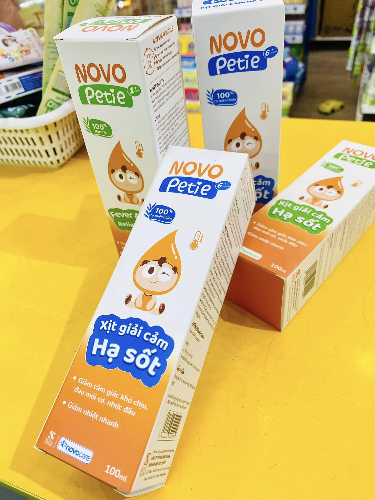 Review Xịt giải cảm hạ sốt Novopetie: Hạ nhanh 0,4 độ và duy trì được lâu, mẹ nên 