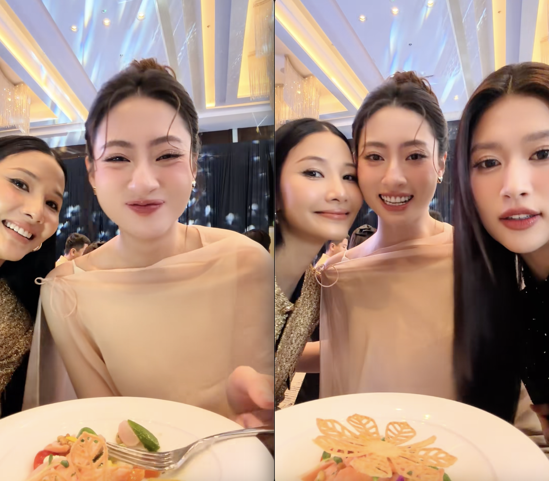 Lương Thùy Linh, Hoàng Thùy &quot;bắt đền&quot; Đỗ Hà khi tiệc cưới thiếu 2 món quan trọng - Ảnh 1.