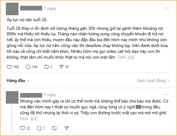 28 tuổi lương 30 triệu, nợ 800 triệu- Ảnh 1.