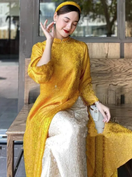 Chưa đến Tết nhưng áo dài đã hot mọi mặt trận: Chị em tranh thủ mua hậu 11/11 để săn giá hời- Ảnh 4. Chưa đến Tết nhưng áo dài đã hot mọi mặt trận: Chị em tranh thủ mua hậu 11/11 để săn giá hời- Ảnh 4.