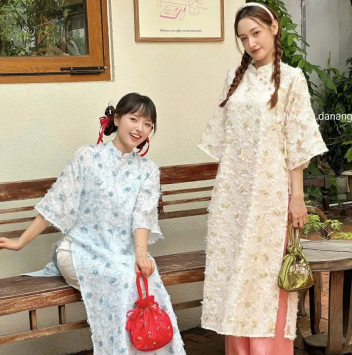 Chưa đến Tết nhưng áo dài đã hot mọi mặt trận: Chị em tranh thủ mua hậu 11/11 để săn giá hời- Ảnh 5. Chưa đến Tết nhưng áo dài đã hot mọi mặt trận: Chị em tranh thủ mua hậu 11/11 để săn giá hời- Ảnh 5.