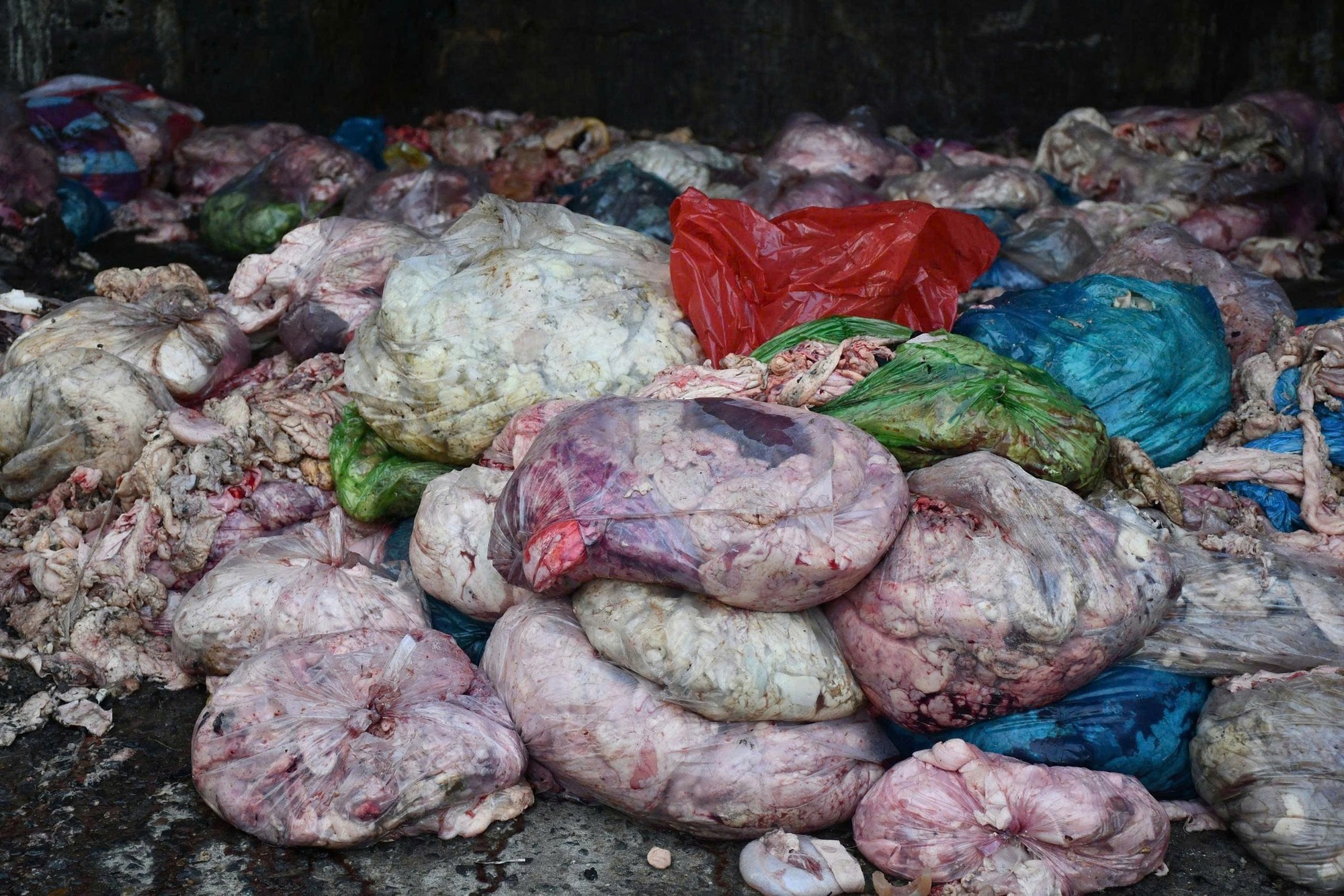 Công an Đà Nẵng phát hiện cơ sở chế biến mỡ động vật trái phép trong nghĩa trang - Ảnh 2. Công an Đà Nẵng phát hiện cơ sở chế biến mỡ động vật trái phép trong nghĩa trang - Ảnh 2.