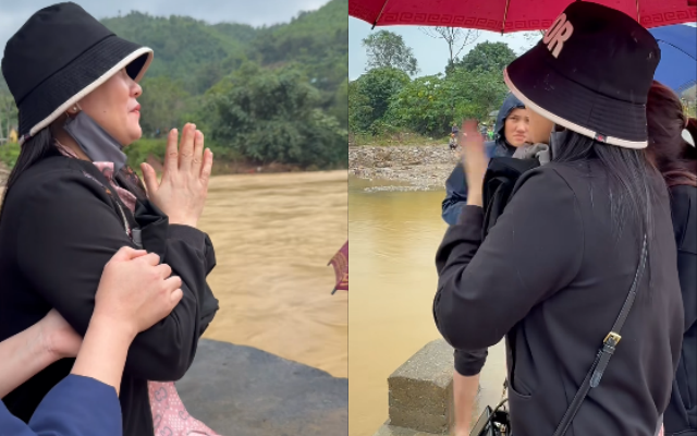 Tiếng khóc xé lòng của vợ tài xế bị lũ cuốn khiến ai nghe cũng nghẹn lại: Tiếng khóc xé lòng của vợ tài xế bị lũ cuốn khiến ai nghe cũng nghẹn lại: