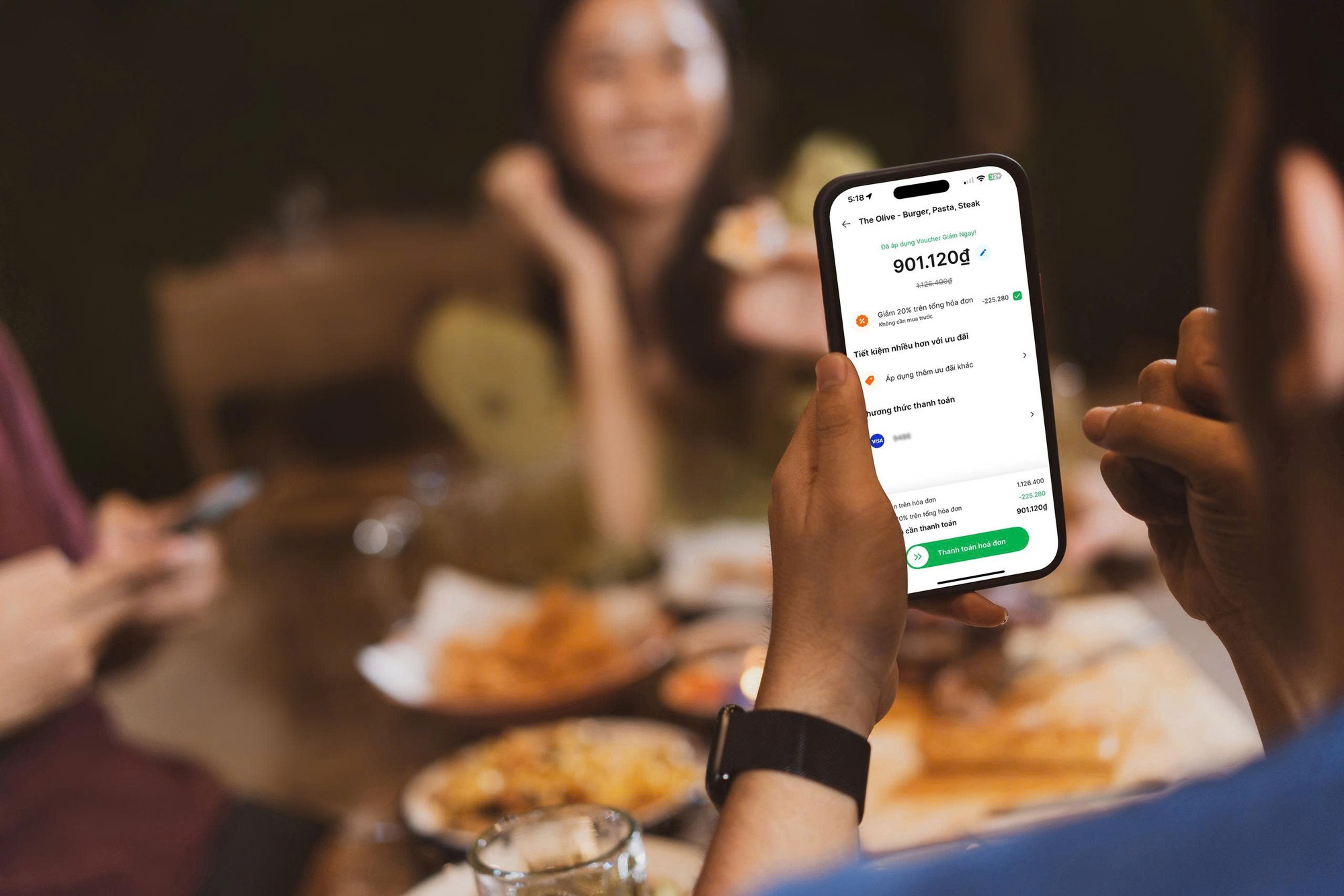 Grab mở rộng hệ sinh thái trải nghiệm ẩm thực với dịch vụ “Đi ăn nhà hàng”- Ảnh 1. Grab mở rộng hệ sinh thái trải nghiệm ẩm thực với dịch vụ “Đi ăn nhà hàng”- Ảnh 1.