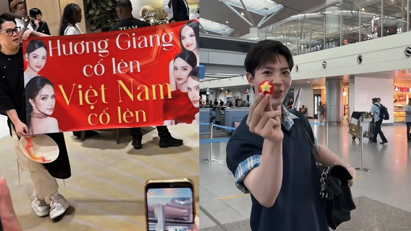 Dàn sao Việt sang Thái ủng hộ Hương Giang: Khí thế hừng hực trước thềm Chung kết Miss Universe!- Ảnh 6. Dàn sao Việt sang Thái ủng hộ Hương Giang: Khí thế hừng hực trước thềm Chung kết Miss Universe!- Ảnh 6.