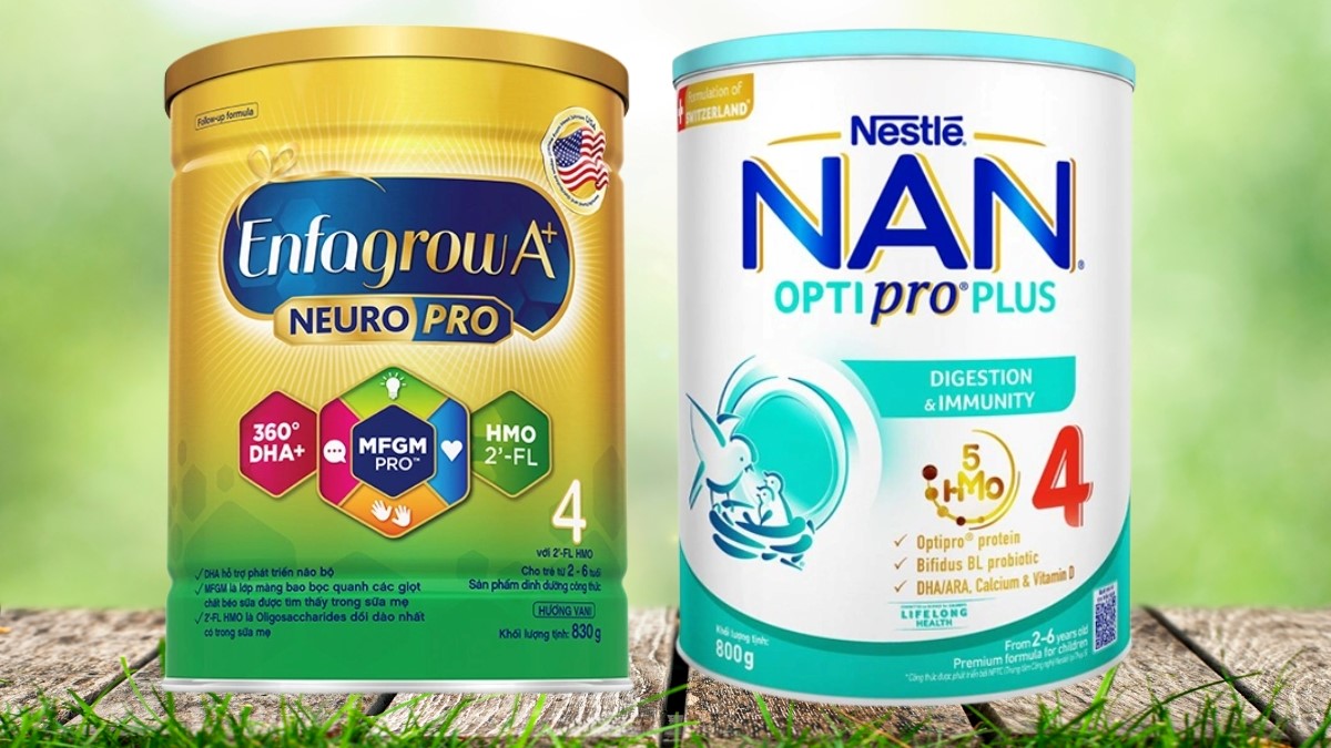 Điểm danh loạt thương hiệu sữa bột cho bé 3 tuổi 