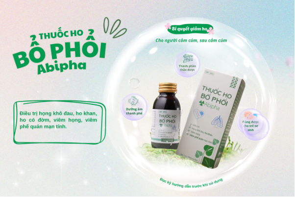 Thuốc ho bổ phổi Abipha: Bí quyết giảm ho cho người mắc cúm - Ảnh 2.