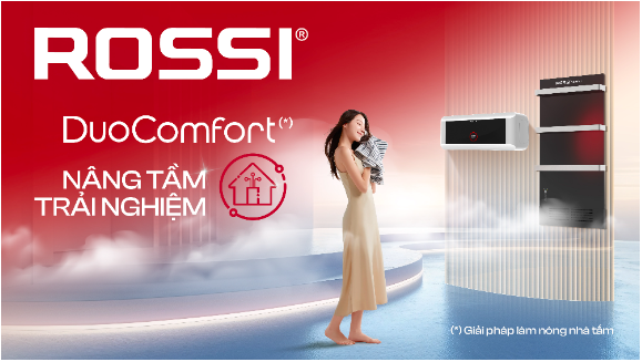 Rossi DuoComfort: Bộ giải pháp làm nóng thông minh cho không gian sống tiện nghi mùa lạnh - Ảnh 1. Rossi DuoComfort: Bộ giải pháp làm nóng thông minh cho không gian sống tiện nghi mùa lạnh - Ảnh 1.
