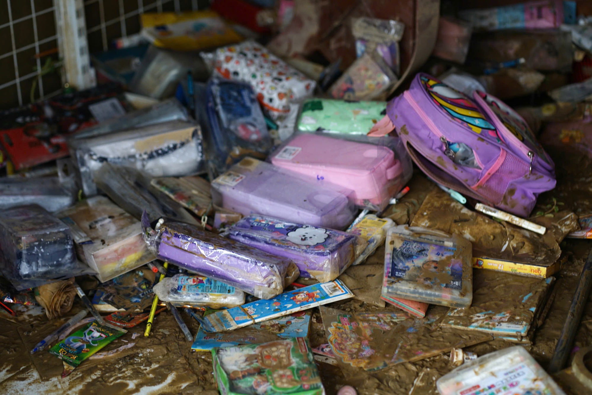 Dưới lớp bùn sau trận mưa lũ lịch sử tại Khánh Hoà- Ảnh 1.