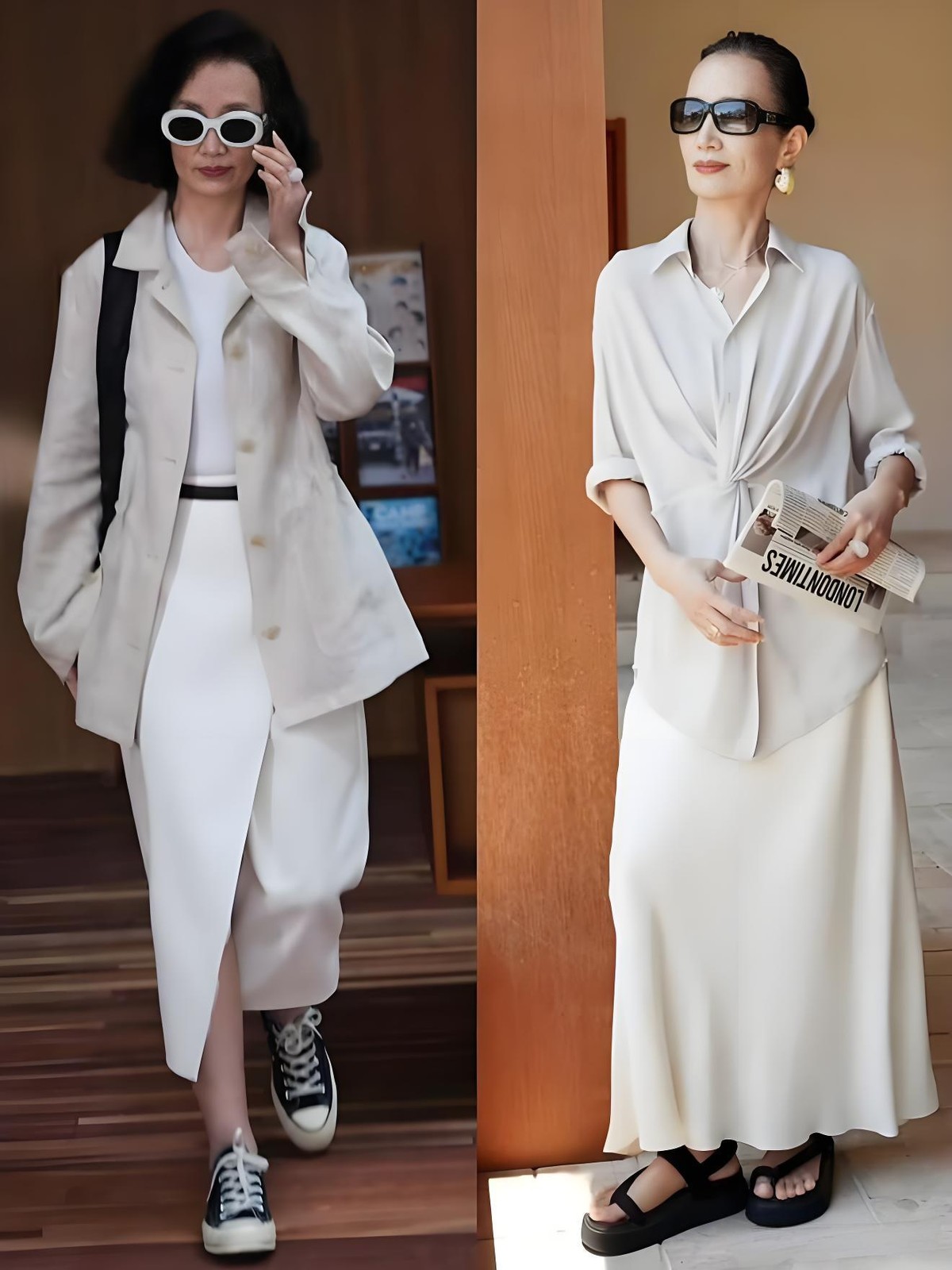 Tại sao phụ nữ thanh lịch đều thích mặc “áo khoác + váy dài” vào mùa lạnh? - Ảnh 10.