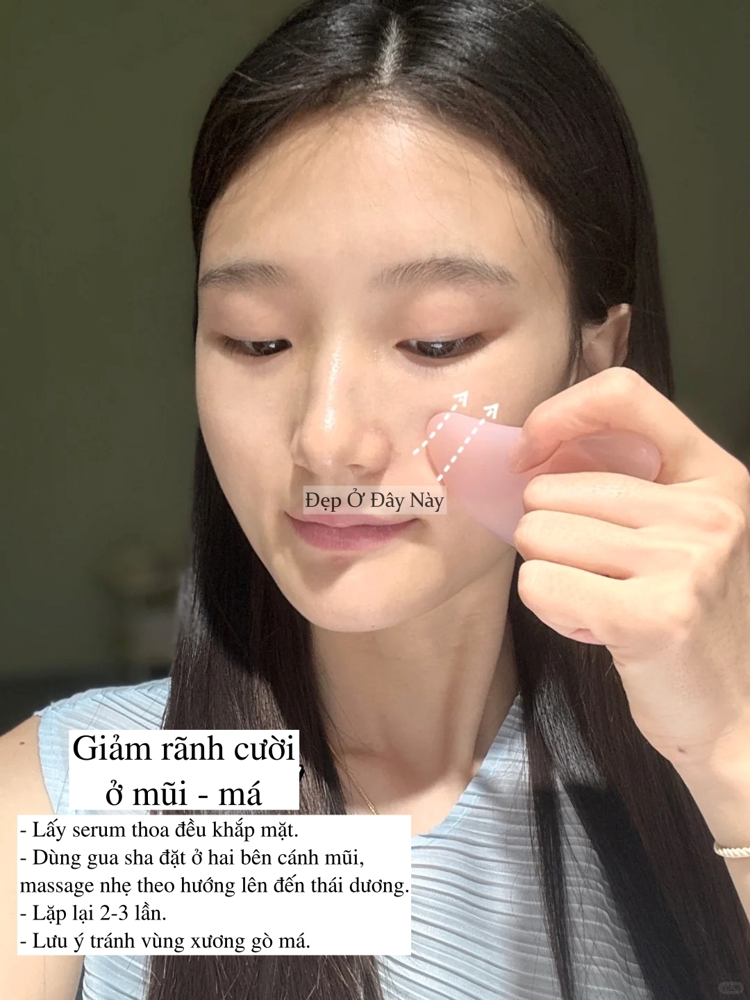 30 ngày xóa nếp nhăn không cần spa với cách nâng cơ, làm mờ rãnh cười của nàng blogger - Ảnh 3.