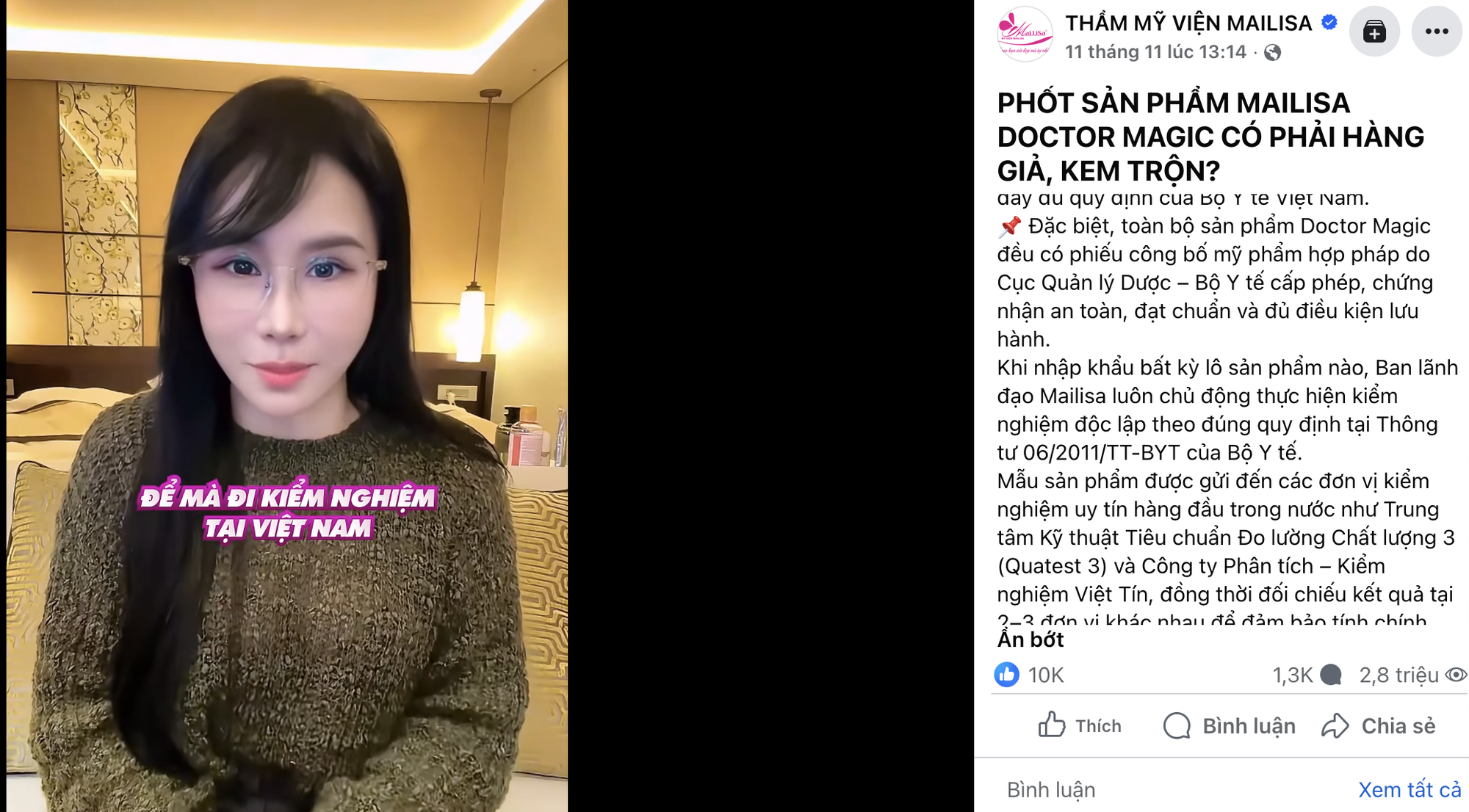 Mỹ phẩm Doctor Magic được cấp phép thế nào trước khi chủ Mailisa bị bắt? - Ảnh 1.