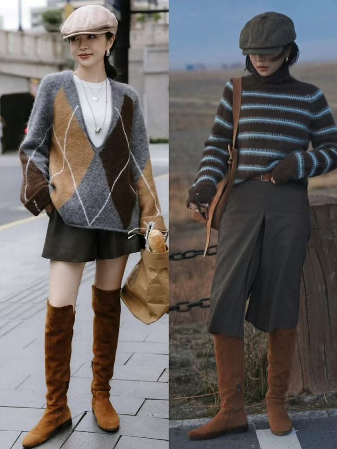 Kiểu áo len họa tiết đang gây sốt mùa lạnh: Dễ mặc, không sến, hợp chị em công sở- Ảnh 7.