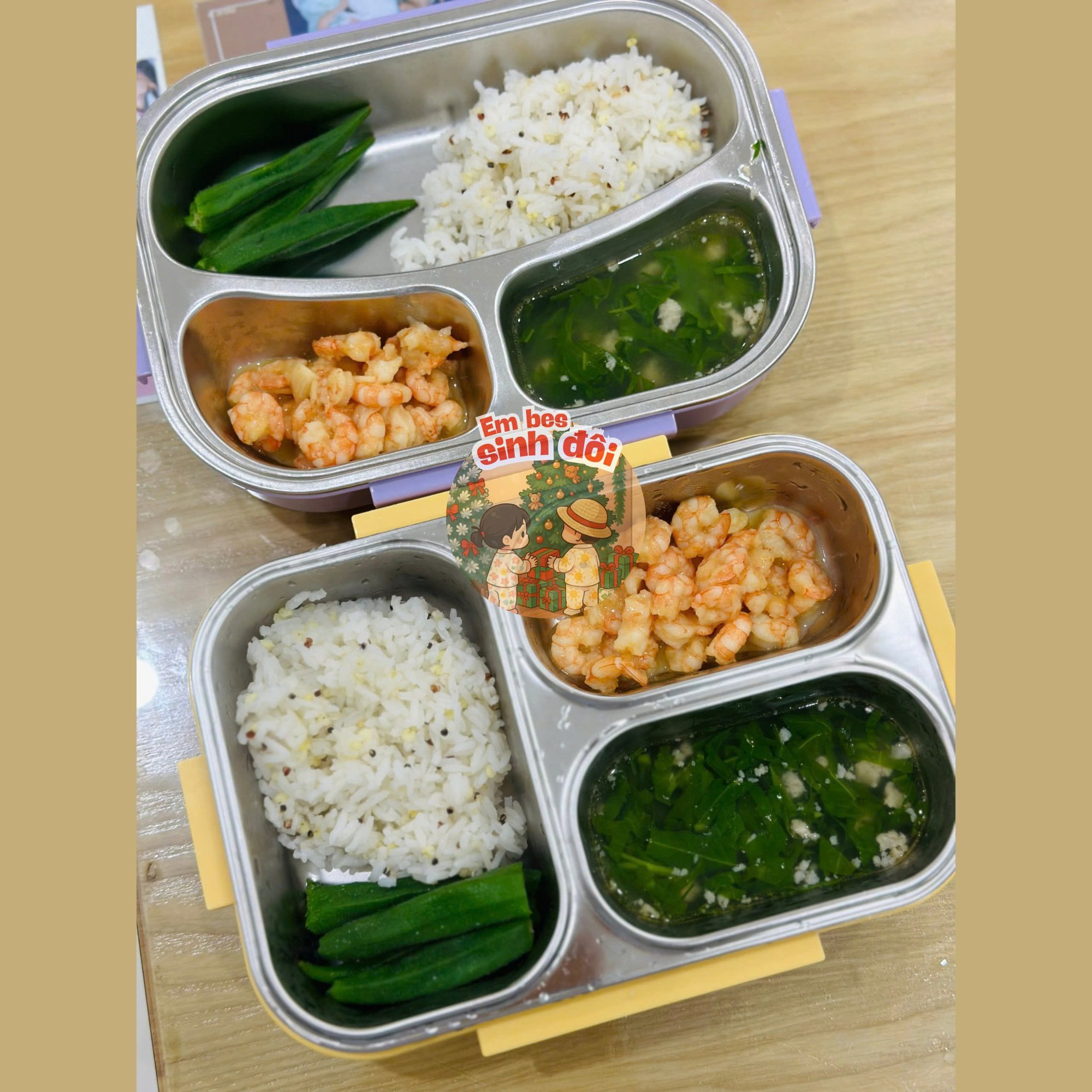 Bữa trưa của 2 em bé sinh đôi khiến nhiều mẹ giật mình, dụi mắt xem lại mấy lần vì điều này- Ảnh 11.