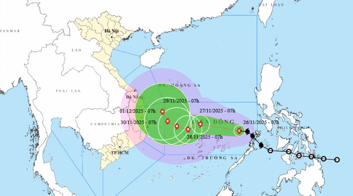 Bão số 15 Koto có thể đổ bộ Gia Lai - khánh hòa theo Kịch bản xấu nhất - Ảnh 2.