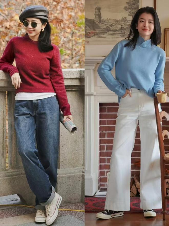 Kiểu áo len họa tiết đang gây sốt mùa lạnh: Dễ mặc, không sến, hợp chị em công sở- Ảnh 8.