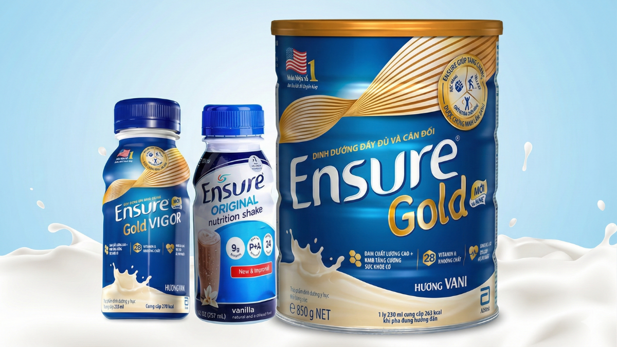 Sữa Ensure: Thương hiệu dinh dưỡng uy t&iacute;n d&agrave;nh cho người lớn tuổi v&agrave; người cần phục hồi sức khỏe- Ảnh 1.
