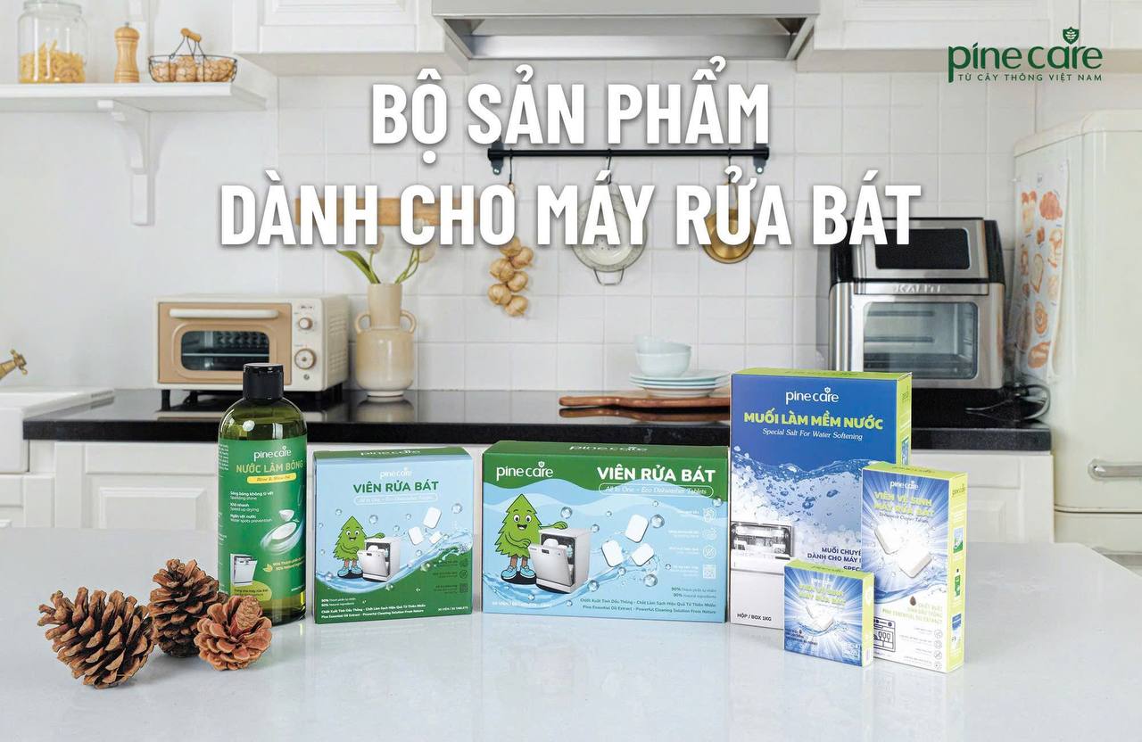 NAMSAPA phân phối chính thức PINECARE: Viên rửa bát sinh học Việt Nam từ tinh dầu thông, sạch nhanh – thân thiện môi trường- Ảnh 2.