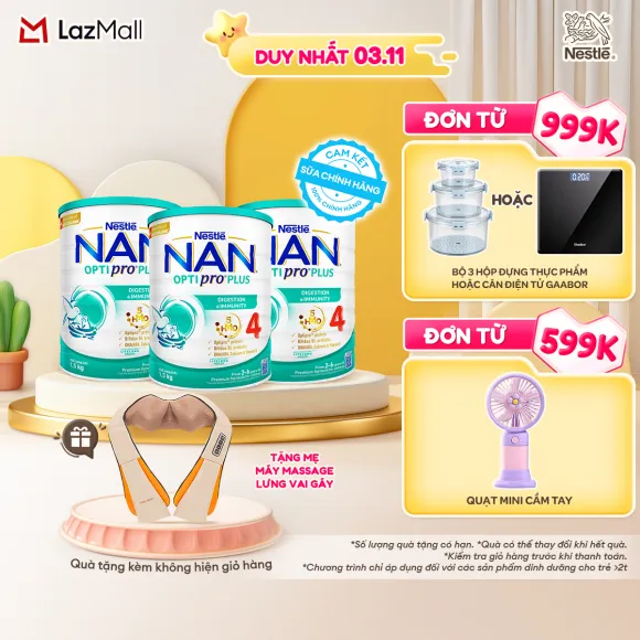 Lazada chơi tất tay từ đầu tháng, giảm đến 40% từ các thương hiệu đình đám như Enfagrow, Nestlé, Anlene, Moony, VinaCafé - Ảnh 2.