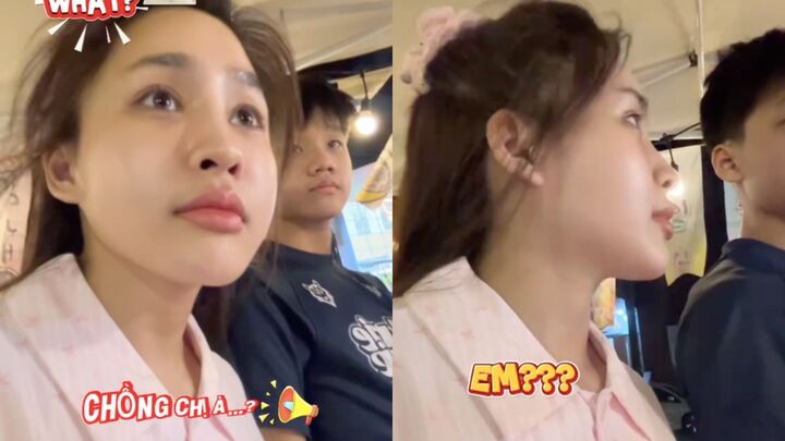 Clip mẹ 3 con đi chơi bị nhầm là vợ của con trai khiến dân mạng cười bò - Ảnh 1.