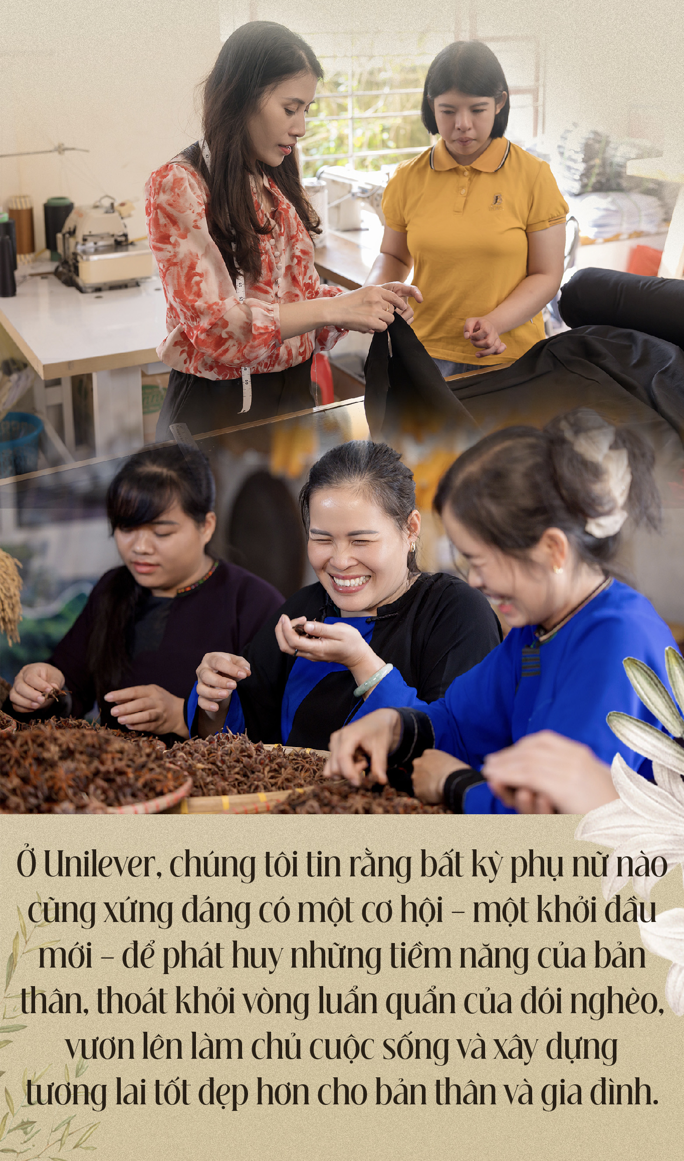Unilever - Đồng hành cùng phụ nữ Việt viết nên Unilever - Đồng hành cùng phụ nữ Việt viết nên