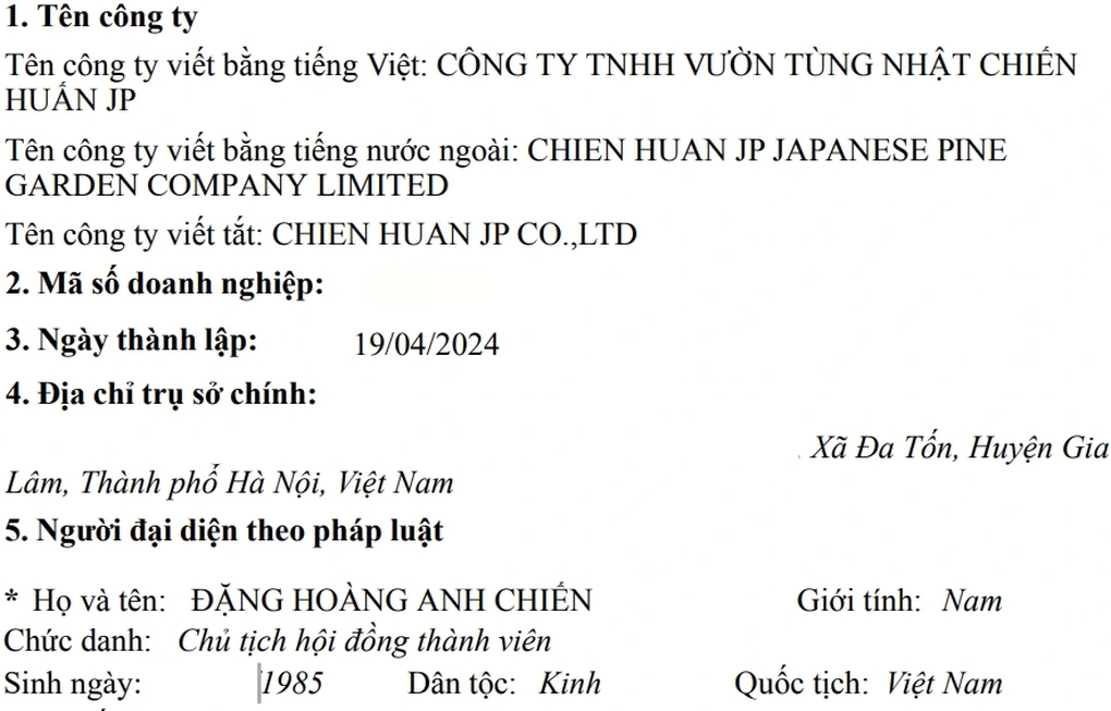 Huấn Hoa Hồng "rót" vốn vào công ty cây cảnh: Hé lộ con số thật sự phía sau - Ảnh 2. Huấn Hoa Hồng "rót" vốn vào công ty cây cảnh: Hé lộ con số thật sự phía sau - Ảnh 2.