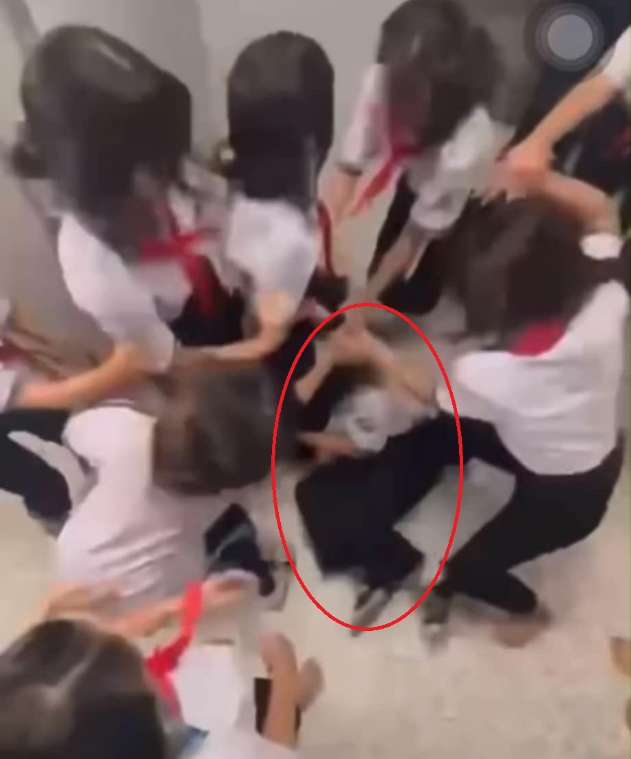 Vụ nữ sinh lớp 8 bị đánh hội đồng trong nhà vệ sinh: Rạn 3 xương sườn - Ảnh 2.