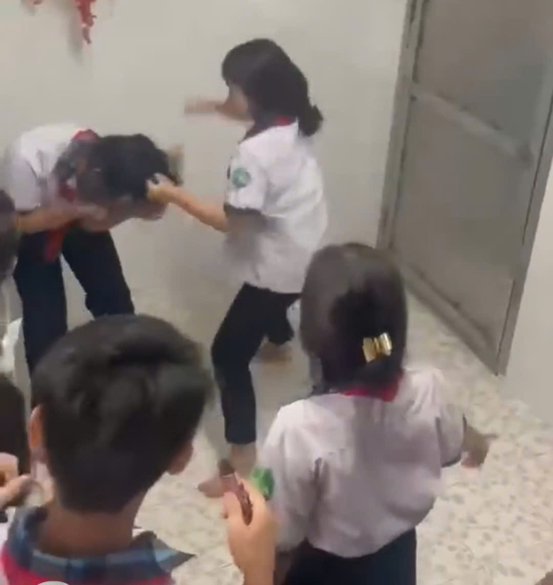 Nữ sinh bị nhóm bạn tát, đạp trong nhà vệ sinh trường học: 3 cuộc họp và lời xin lỗi - Ảnh 1. img