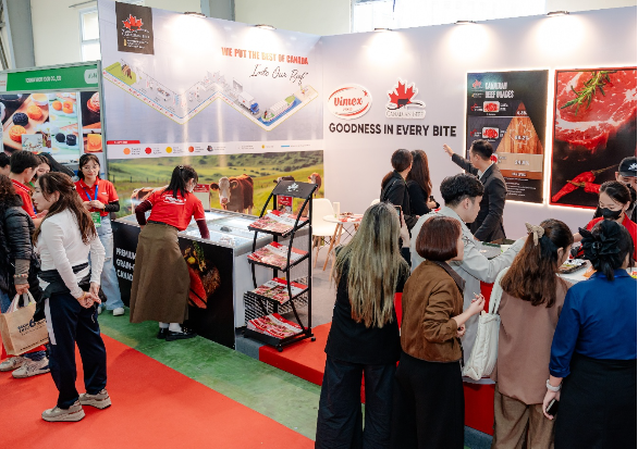 Vimex Food phối hợp Hiệp hội Thịt bò Canada tham gia triển lãm Vietfood & Beverage Hanoi 2025 - Ảnh 1. Vimex Food phối hợp Hiệp hội Thịt bò Canada tham gia triển lãm Vietfood & Beverage Hanoi 2025 - Ảnh 1.