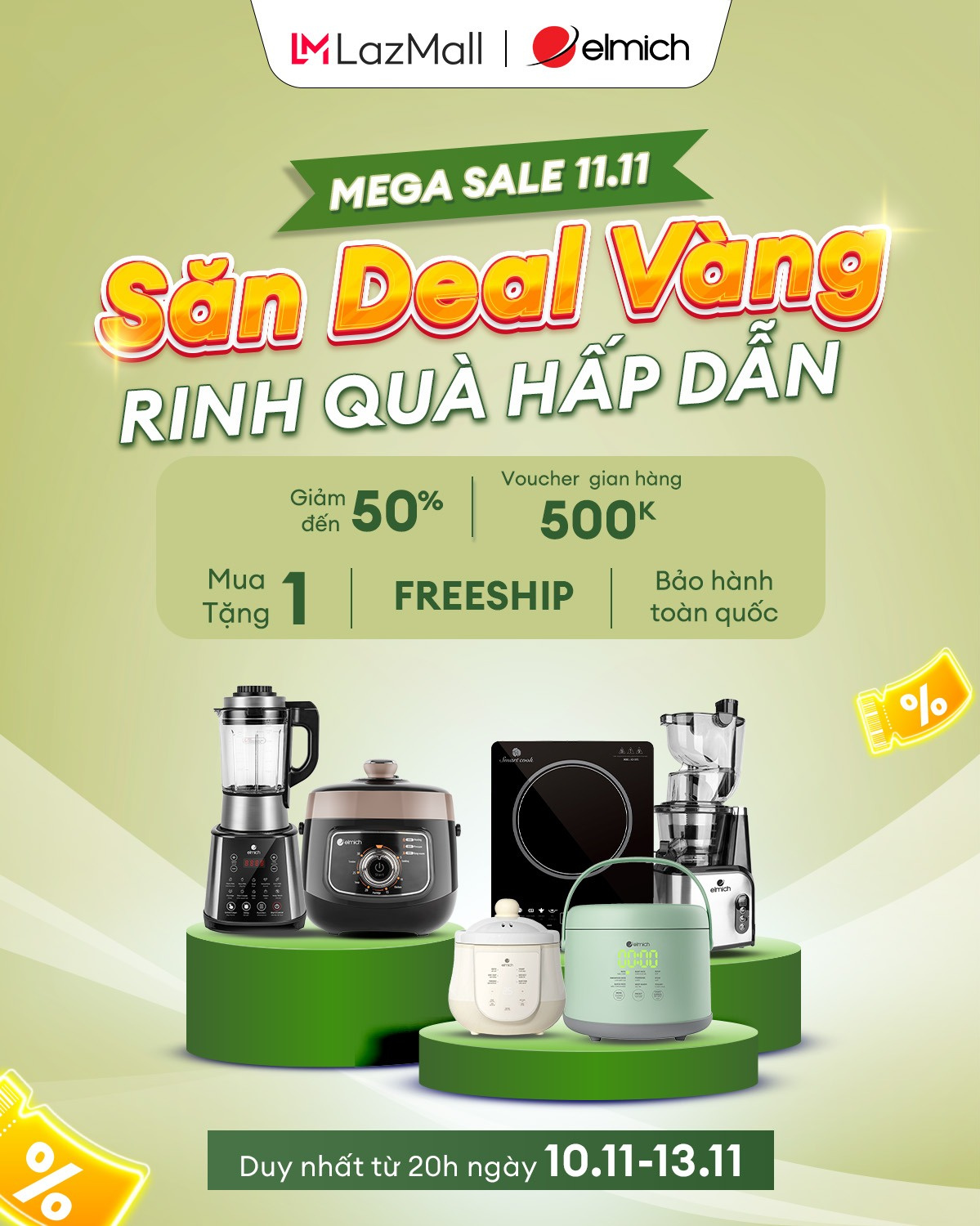 Đại tiệc 11.11 - Lazada thả deal độc quyền lên đến 50%++ với loạt thương hiệu lớn, chị em đua nhau chốt đơn - Ảnh 6. Đại tiệc 11.11 - Lazada thả deal độc quyền lên đến 50%++ với loạt thương hiệu lớn, chị em đua nhau chốt đơn - Ảnh 6.