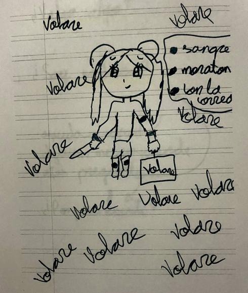 Cô bé 11 tuổi vẽ tranh trong vở bài tập, vừa nhìn thấy giáo viên đã lập tức báo cảnh sát - Ảnh 1.