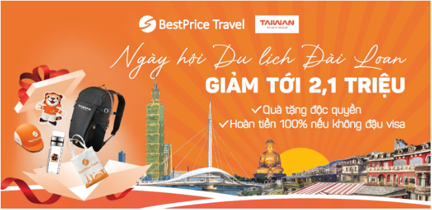 BestPrice Travel hợp tác Cục Du lịch Đài Loan (Trung Quốc): Tiếp tục kích hoạt nhiều ưu đãi bùng nổ cho du khách Việt - Ảnh 2. BestPrice Travel hợp tác Cục Du lịch Đài Loan (Trung Quốc): Tiếp tục kích hoạt nhiều ưu đãi bùng nổ cho du khách Việt - Ảnh 2.