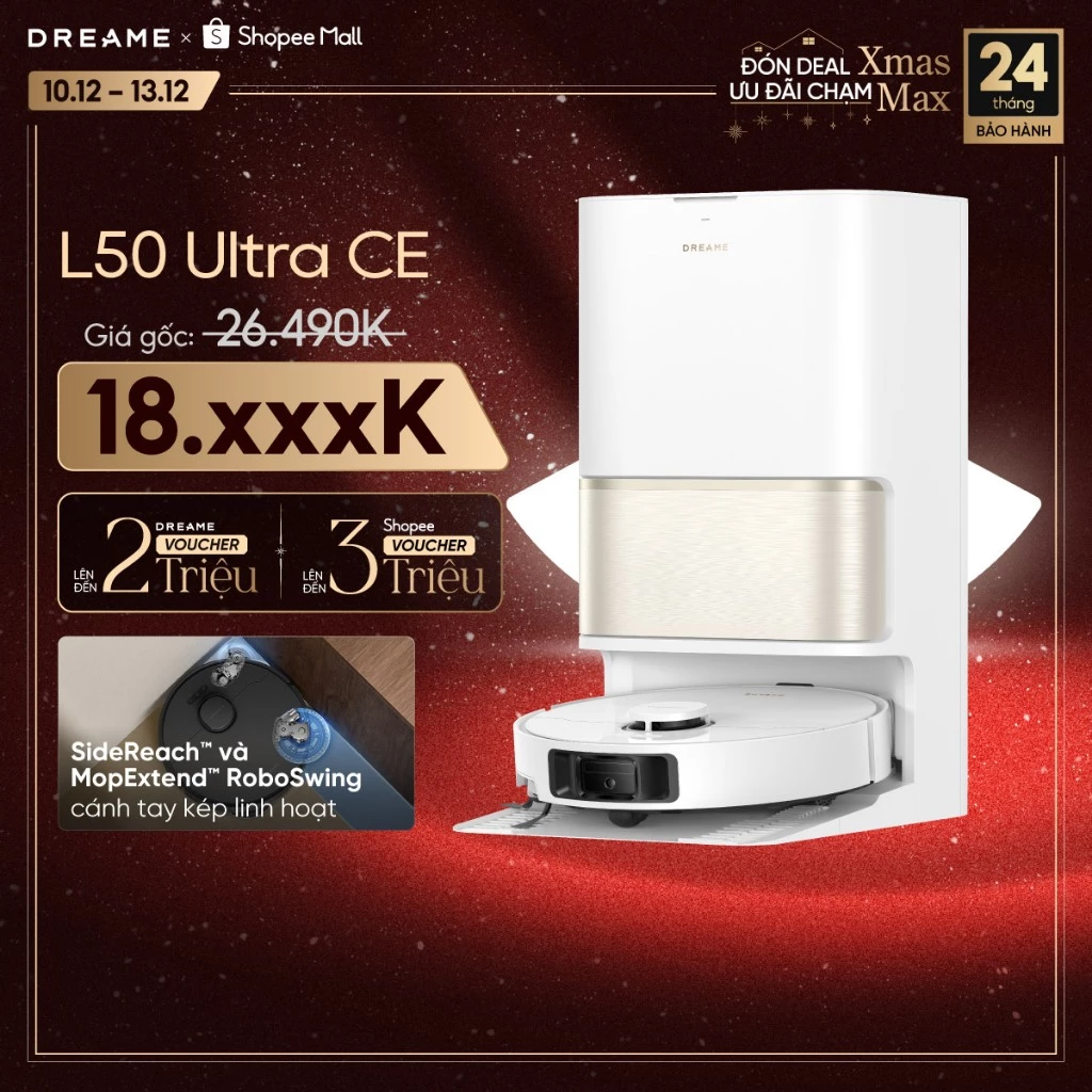 Chốt deal 12/12: Top 4 robot hút bụi lau nhà tầm trung đáng đồng tiền nhất năm nay- Ảnh 1. Chốt deal 12/12: Top 4 robot hút bụi lau nhà tầm trung đáng đồng tiền nhất năm nay- Ảnh 1.