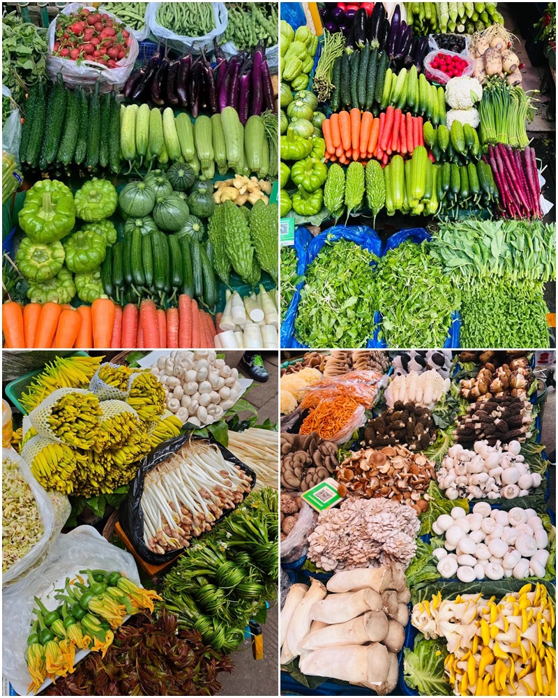 Hàng rau đẹp mắt khiến triệu người mê mẩn tại chợ vỉa hè - Ảnh 5. Hàng rau đẹp mắt khiến triệu người mê mẩn tại chợ vỉa hè - Ảnh 5.