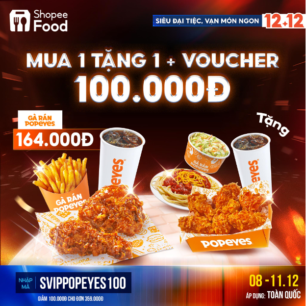 Thực đơn 12.12 Siêu Đại Tiệc, Vạn Món Ngon Mừng Sinh Nhật của ShopeeFood khuấy đảo hội sành ăn - Ảnh 1.