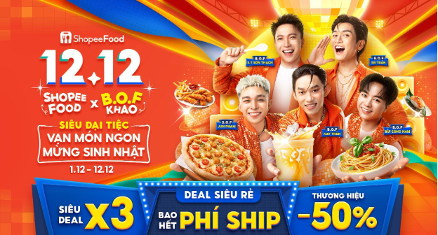 Thực đơn 12.12 Siêu Đại Tiệc, Vạn Món Ngon Mừng Sinh Nhật của ShopeeFood khuấy đảo hội sành ăn - Ảnh 3.