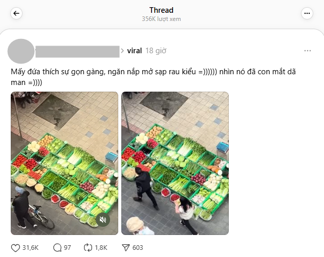 Hàng rau đẹp mắt khiến triệu người mê mẩn tại chợ vỉa hè - Ảnh 1. Hàng rau đẹp mắt khiến triệu người mê mẩn tại chợ vỉa hè - Ảnh 1.