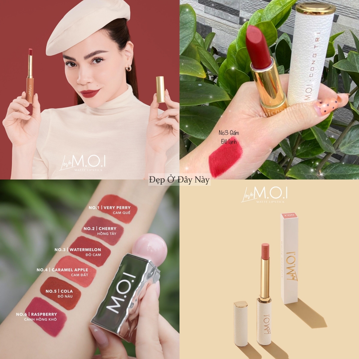 Son nội địa lên ngôi: 4 dòng son