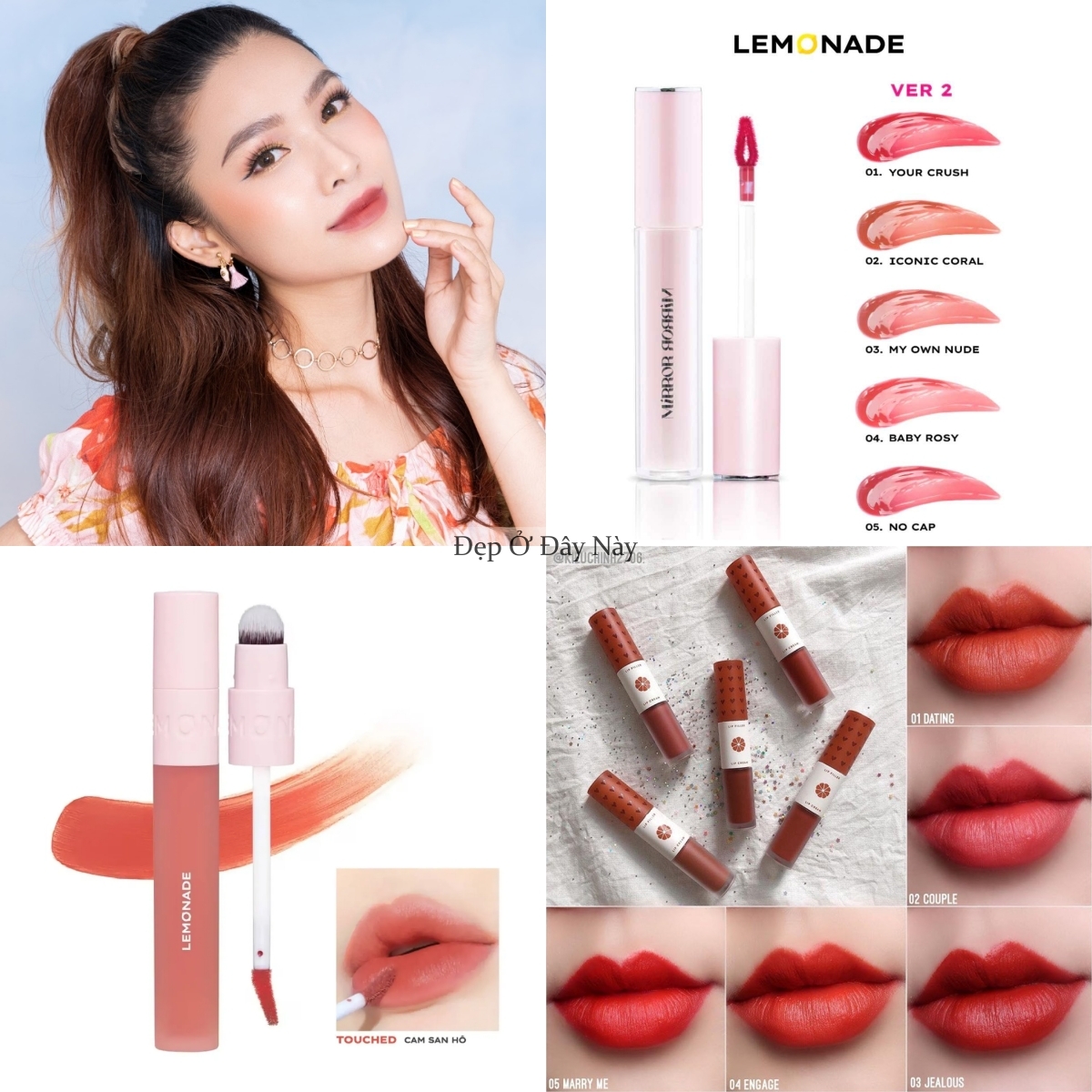 Son nội địa lên ngôi: 4 dòng son