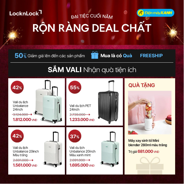 LocknLock x Điện Máy Xanh: Khai mở 