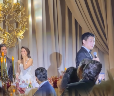 Tiên Nguyễn bị em trai nhắc đến bạn trai cũ ngay tại đám cưới khiến cả hội trường chấn động, cô dâu ra tín hiệu - Ảnh 3.