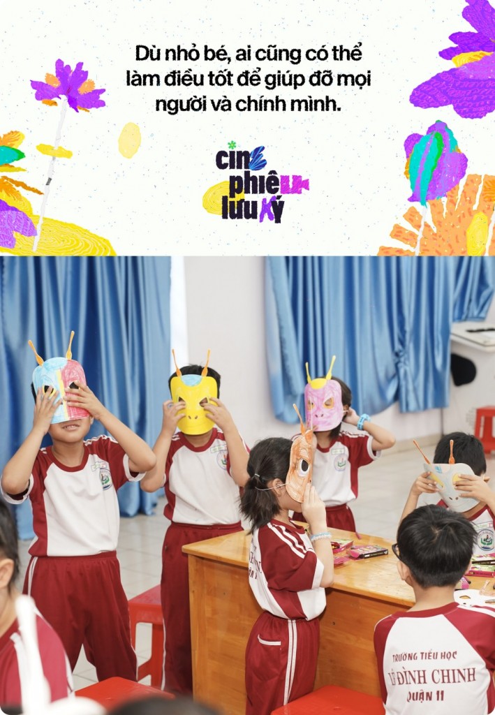 Học sinh Tiểu học TP.HCM trải nghiệm Dế M&egrave;n: Cuộc phi&ecirc;u lưu đ&aacute;ng nhớ tại trường - Ảnh 4.