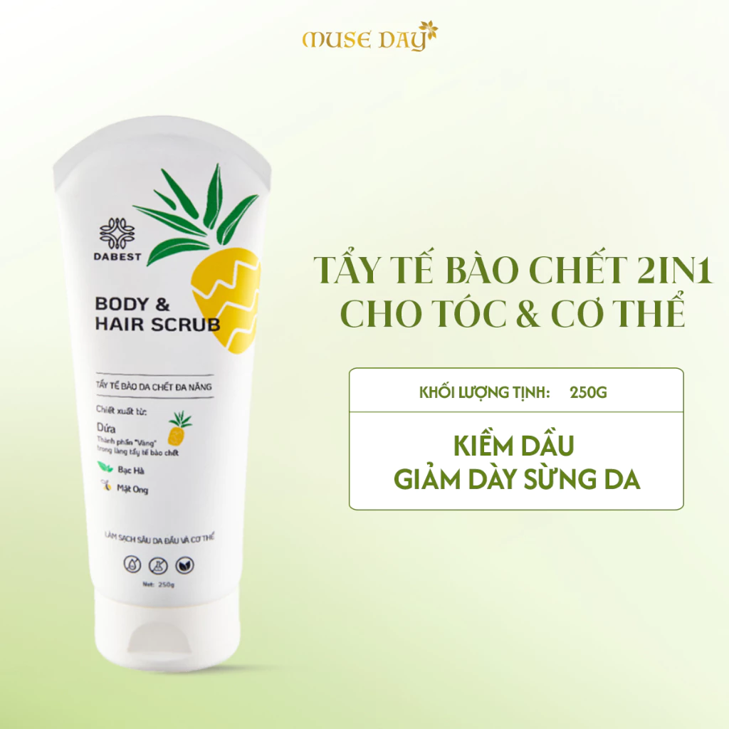 5 tẩy tế b&agrave;o chết da đầu 