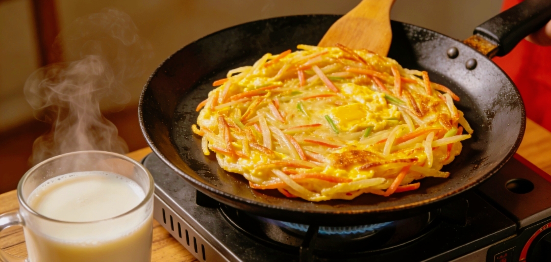 Bữa sáng mùa đông nhanh chóng và bổ dưỡng: làm ấm cơ thể và dịu dạ dày, cung cấp năng lượng cho bạn chỉ trong 10 phút - Ảnh 2.