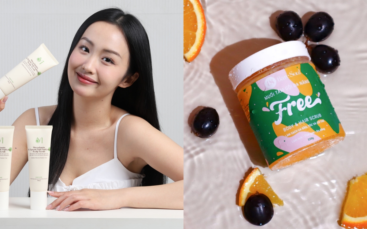 5 tẩy tế b&agrave;o chết da đầu 