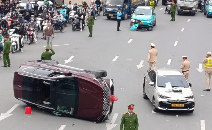 T&agrave;i xế sử dụng ma t&uacute;y g&acirc;y tai nạn li&ecirc;n ho&agrave;n tại H&agrave; Nội - Ảnh 1.