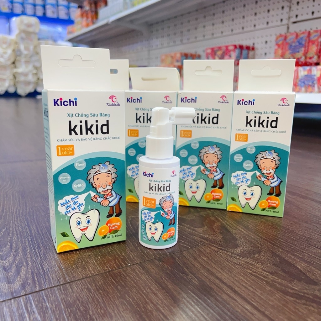 Review xịt chống s&acirc;u răng Kichilachi Kikid: Nếu mẹ c&oacute; 1 em 